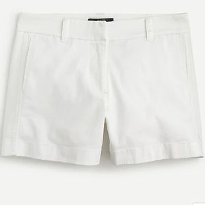 J Crew White Chino Shorts